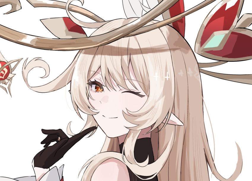 Safebooru - 1girl 961 kuru alice (genshin impact) bare shoulders black ...