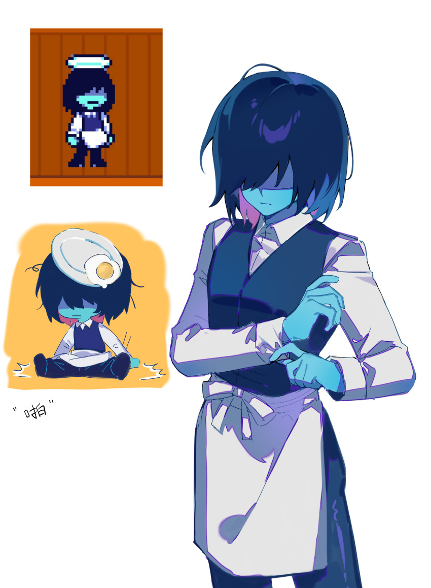 safebooru-1other-absurdres-blue-hair-blue-skin-colored-skin-deltarune