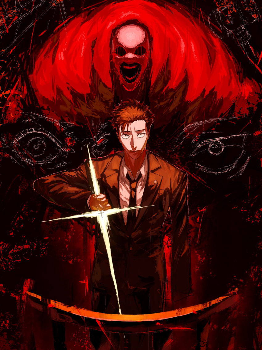 Safebooru - 1boy absurdres hashtag-only commentary highres higuruma ...