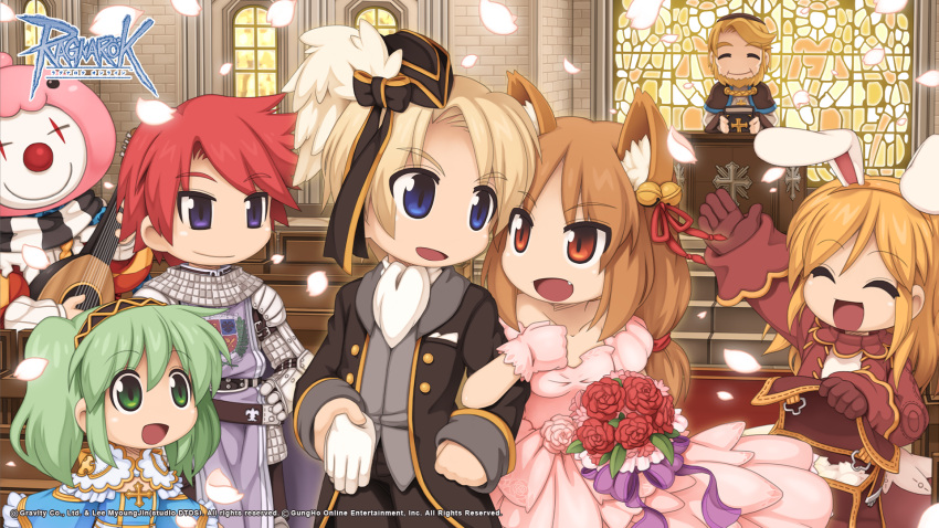 Bell Ribbon Ragnarok Safebooru - 3girls 4boys animal ear fluff animal ears arch bishop ...