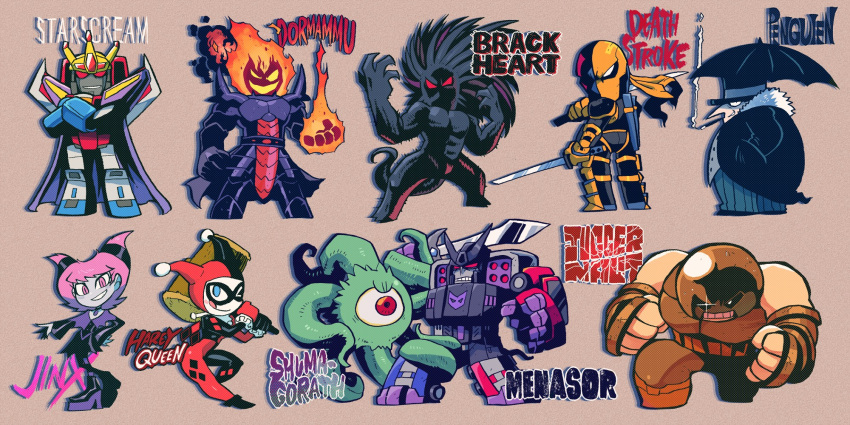 Safebooru - batman (series) blackheart (marvel) blue eyes character ...