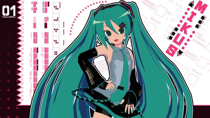 Mmd Nails Safebooru - 1girl 3d :d abstract background absurdres animasa model ...