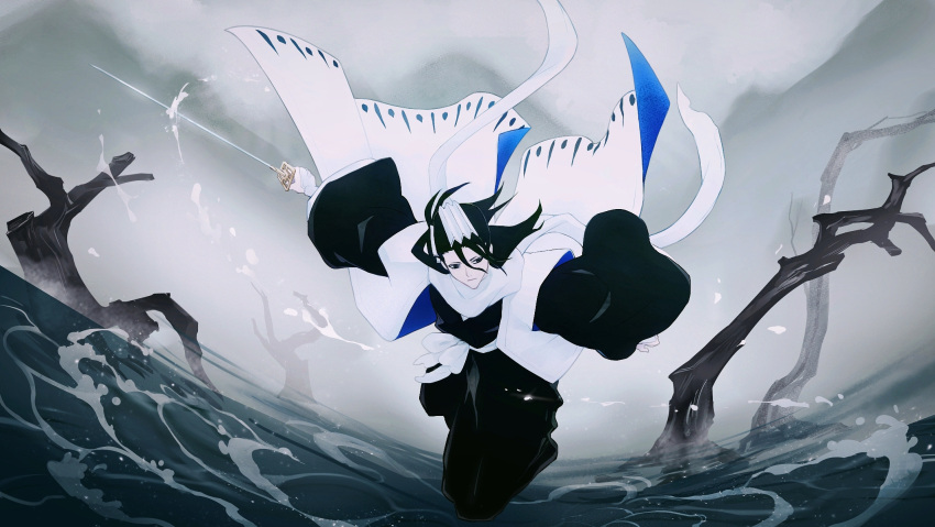 Safebooru - 1boy antatica11 black eyes black hair bleach chinese ...