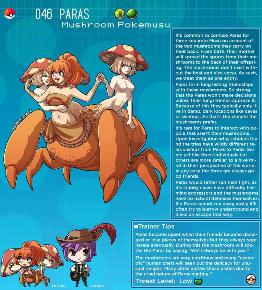 ...english_commentary english_text fangs gen_1_pokemon grey_eyes hat highre...