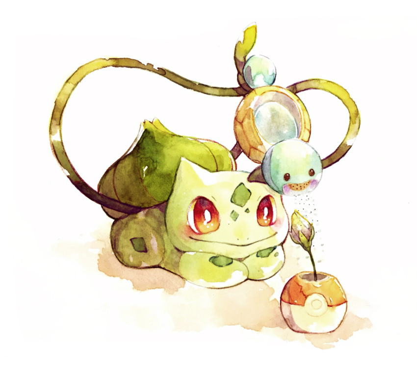 Safebooru - blush bright pupils bulbasaur closed mouth flower gen 1 ...