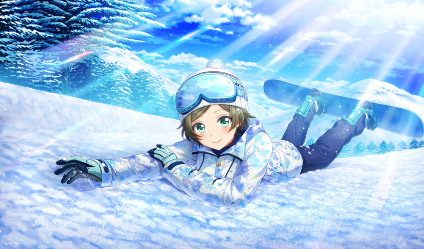 Safebooru 1girl black pants cinderella series closed mouth clouds