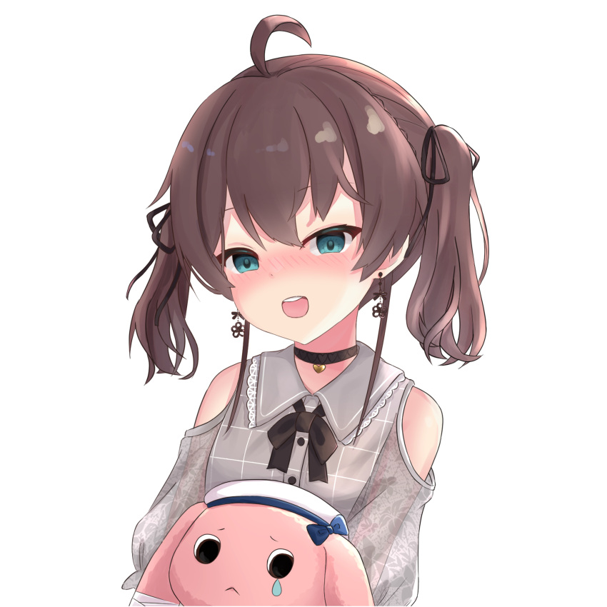 Safebooru 1girl Ahoge Aoki Chiaki Aqua Eyes Bangs Bare Shoulders Safebooru 1girl Ahoge Aoki Chiaki Aqua Eyes Bangs Bare Shoulders