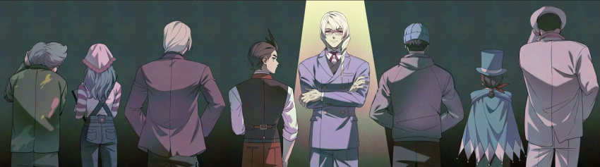 Safebooru - 2girls 6+boys ace attorney apollo justice apollo justice ...