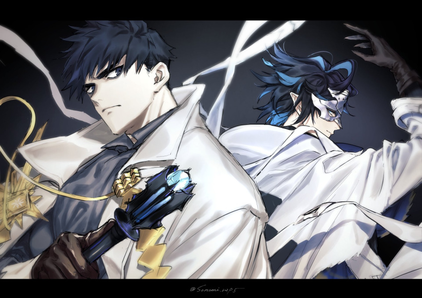 Safebooru alchemy stars bangs black gloves black hair brown gloves