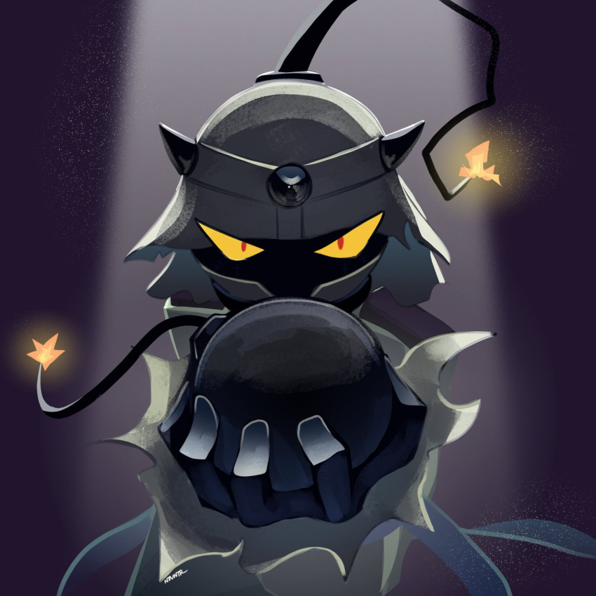 Safebooru - bomb bombermon colored sclera dark background digimon ...