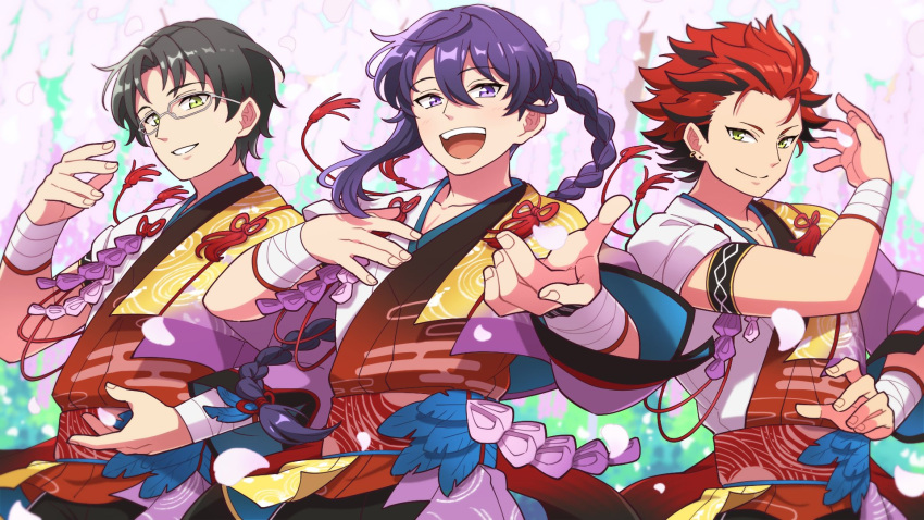 Akatsuki Bird Safebooru - 3boys akatsuki (ensemble stars!) aopanda asymmetrical ...