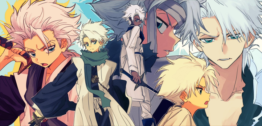 Safebooru - ache jiao ache aqua eyes black hair bleach bleach: sennen ...