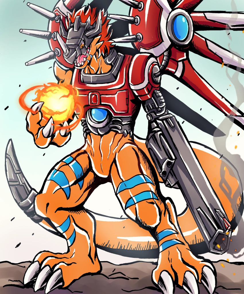 Digimon Revolver Safebooru - arm cannon commentary request cyborg digimon digimon ...