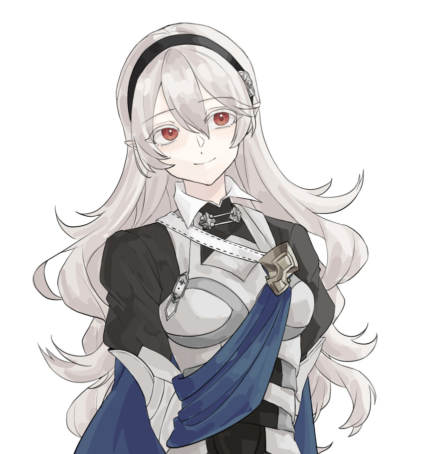 Safebooru - 1girl black hairband blue cape breasts cape commentary ...