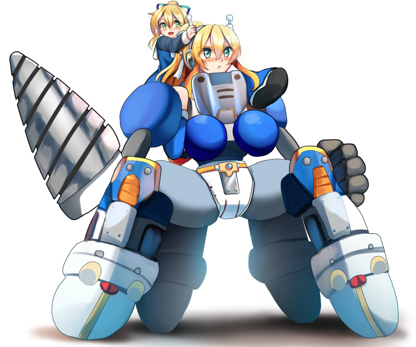 Safebooru - android antennae armor bikini armor black sleeves blonde ...