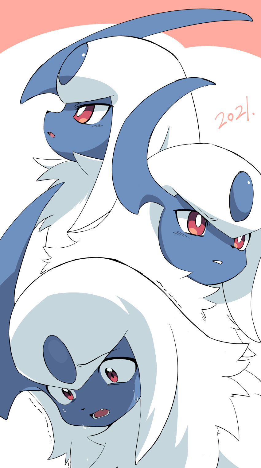 Safebooru - absol absurdres animal focus bright pupils commentary ...