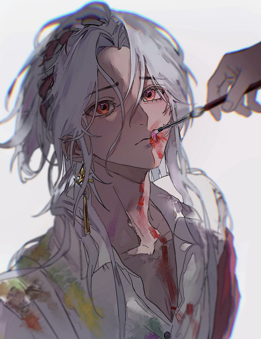 Safebooru - 1boy 1other absurdres anil (reverse:1999) dark-skinned male ...