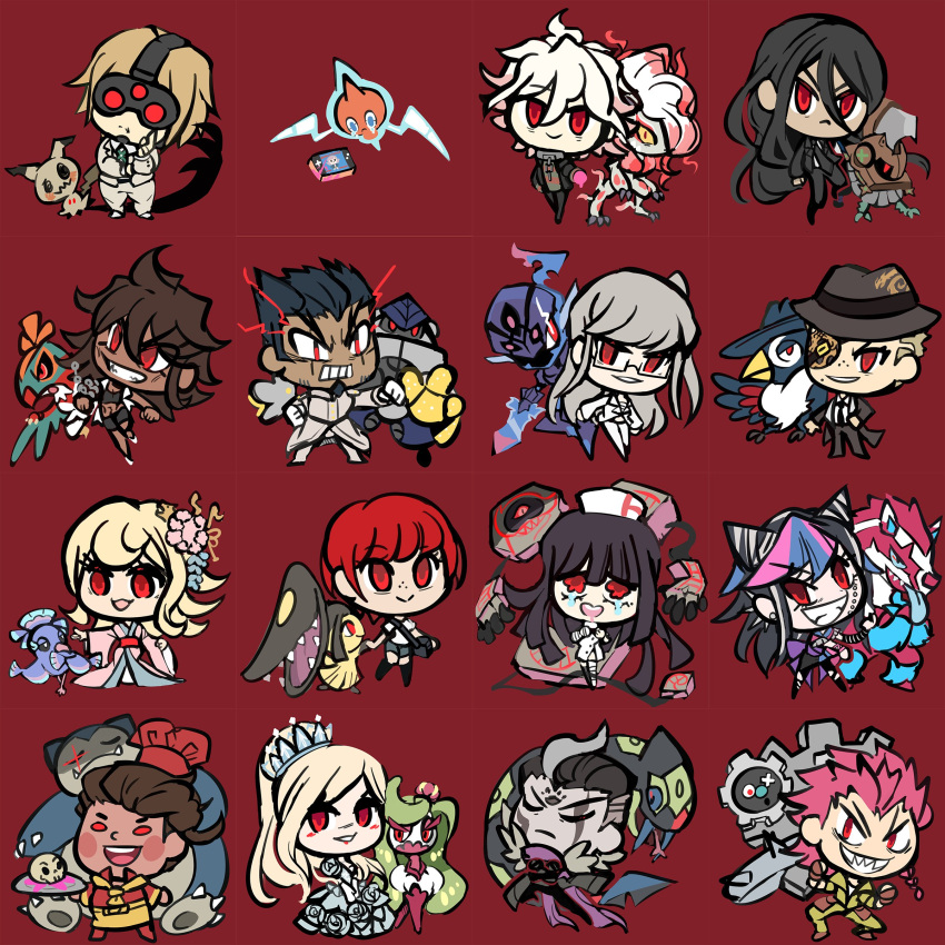 Safebooru - 1other 6+boys 6+girls absurdres alternate color ceruledge ...