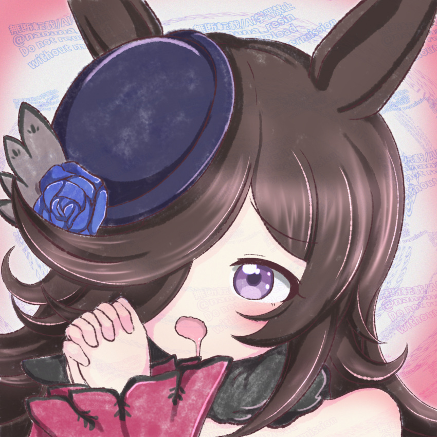 Safebooru - 1girl animal ears bare shoulders commentary request ...