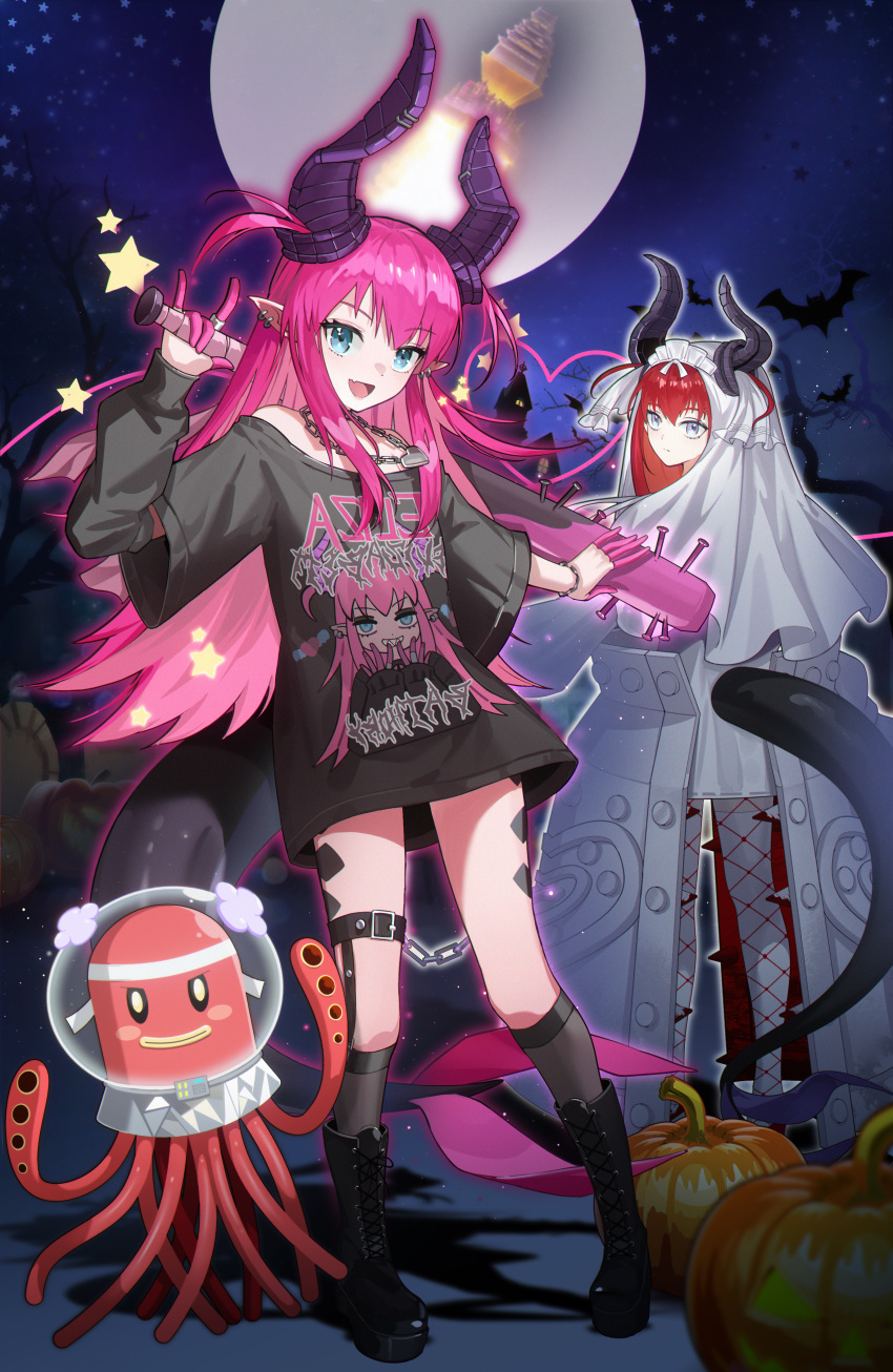 Safebooru - 2girls a pjiang absurdres alien armor armored dress ...