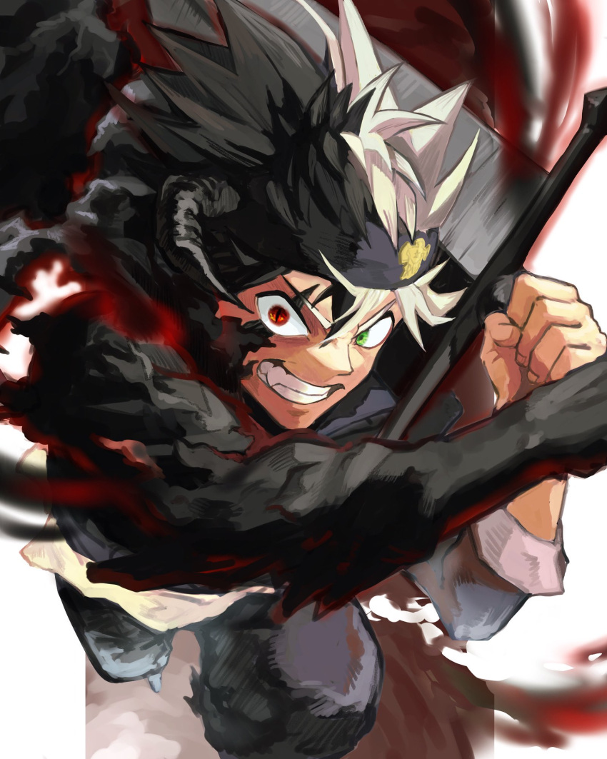 Safebooru - 1boy angry asta (black clover) black clover black hair ...