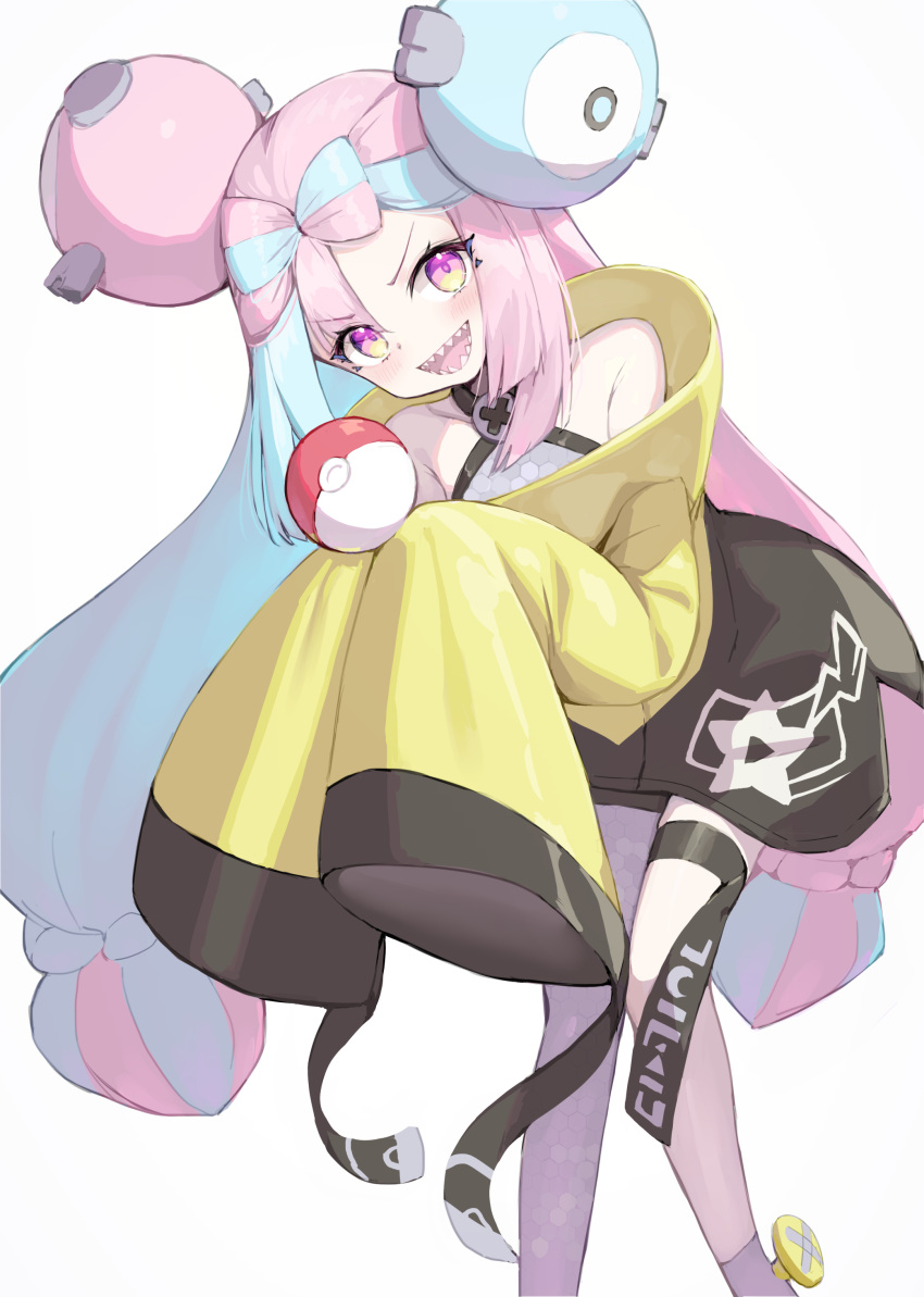 safebooru-1girl-absurdres-aqua-hair-bow-shaped-hair-character-hair