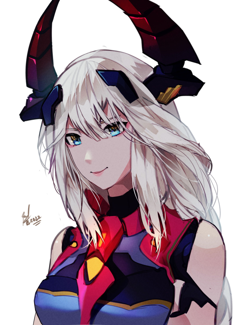 Safebooru - 1girl absurdres android blonde hair blue eyes breasts ...