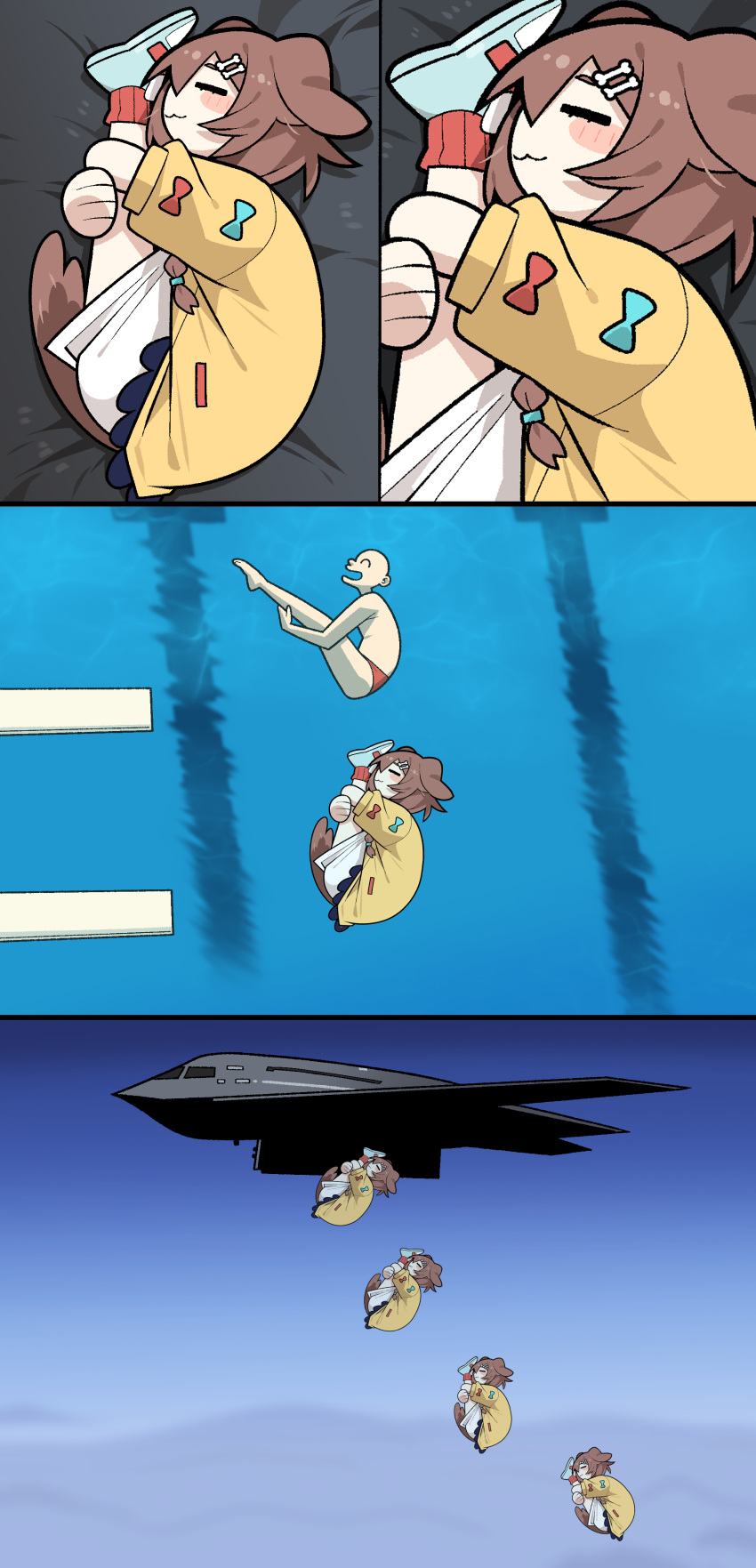 Safebooru 1boy 1girl 3 Absurdres Aircraft Airplane Animal Ears Blush safebooru-1boy-1girl-3-absurdres-aircraft-airplane-animal-ears-blush