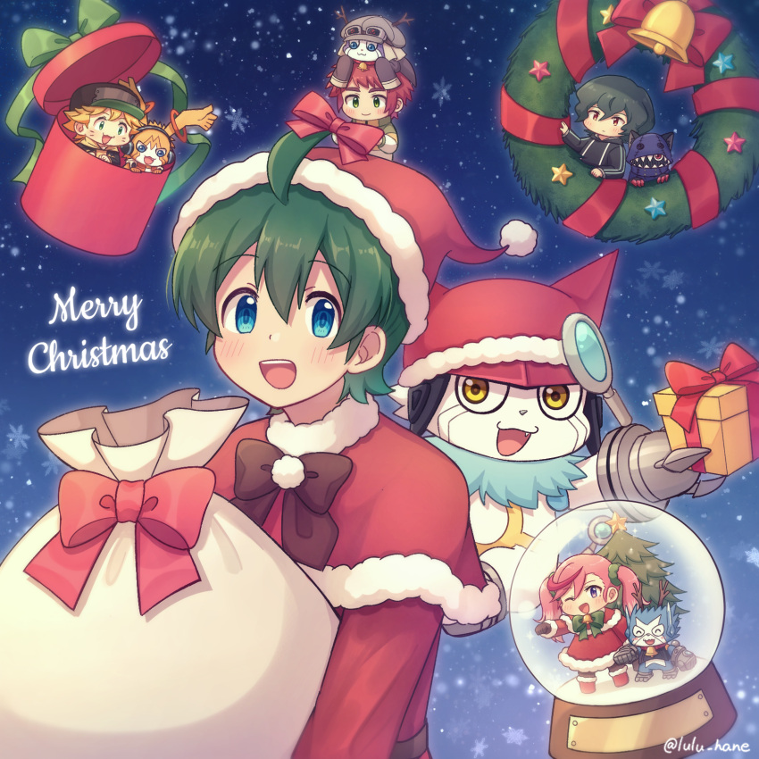 Safebooru - appmon asuka torajirou blonde hair blue eyes blue skin bow ...