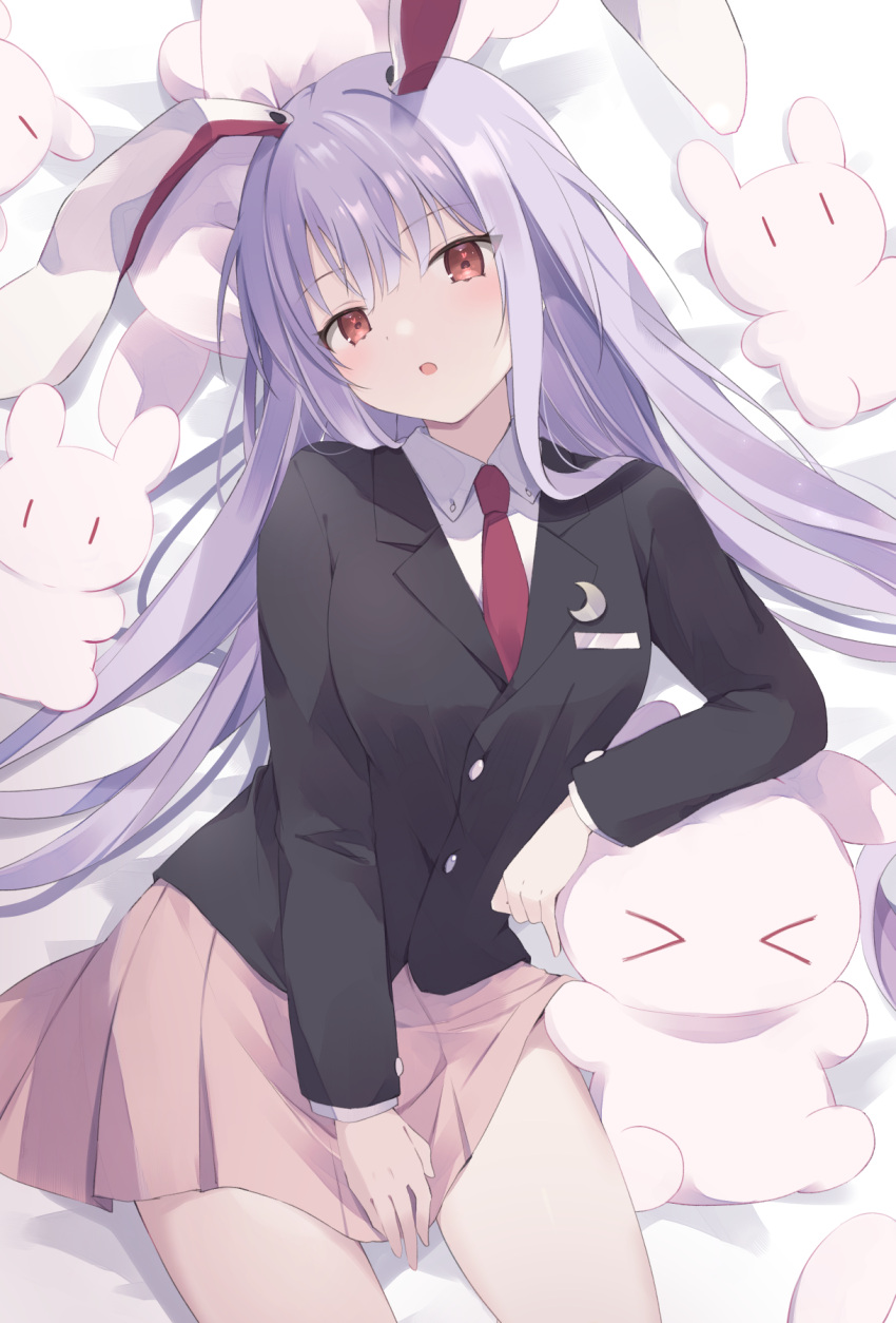 Safebooru - 1girl animal ears black jacket blazer breasts collared ...