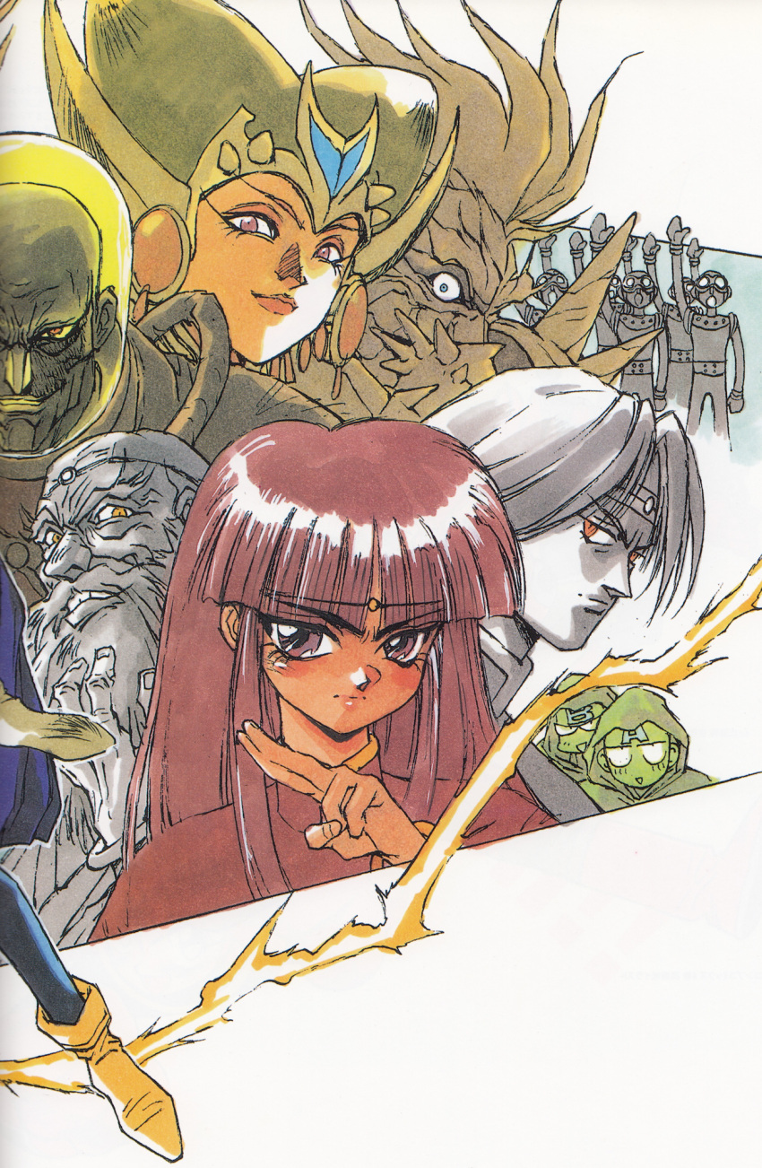 Safebooru - ark manaf circlet hadul highres hime cut itou takehiko non ...