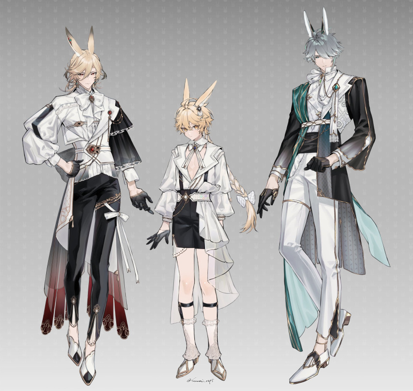Safebooru - 3boys aether (genshin impact) alhaitham (genshin impact ...