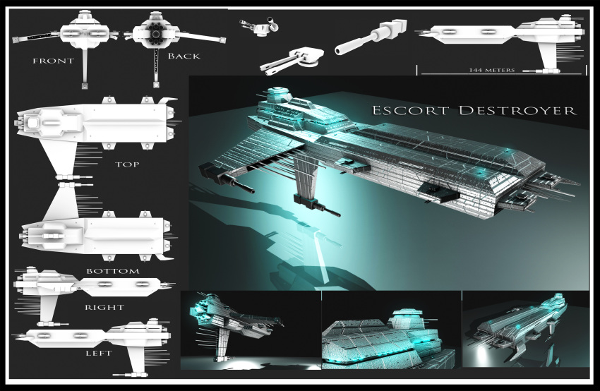 Safebooru - 3d caldari state (eve online) cannon commentary concept art ...