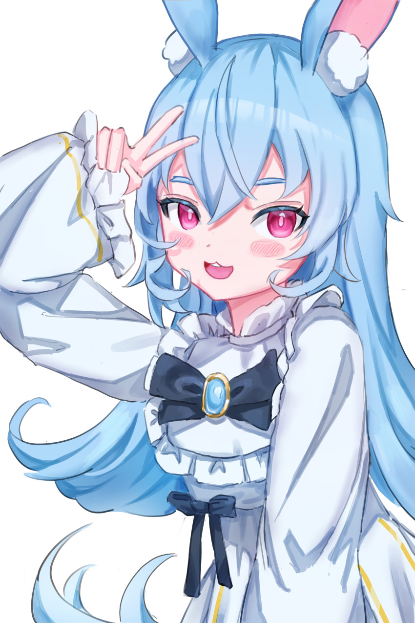 Safebooru - 1girl :3 absurdres animal ear fluff animal ears black ...