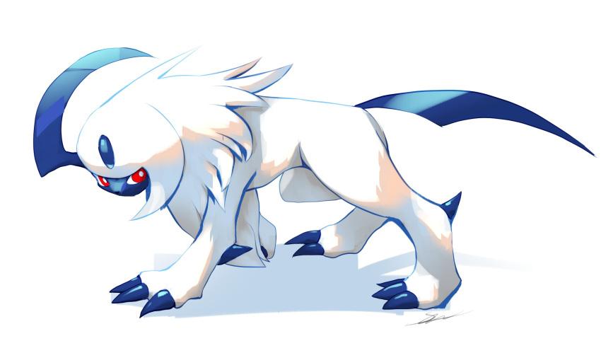 Safebooru - absol animal animal focus claws forehead jewel highres ...