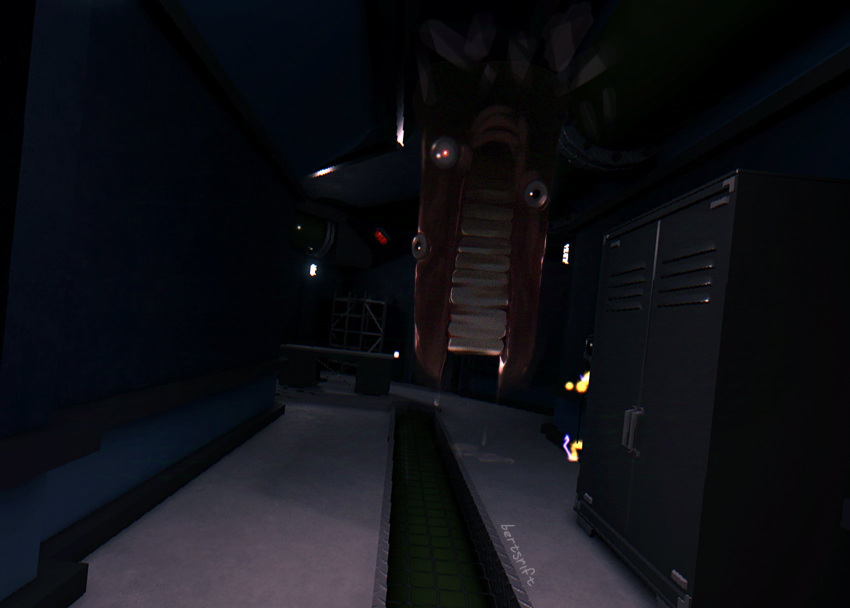 Safebooru - br not here dark english commentary extra eyes glowing ...