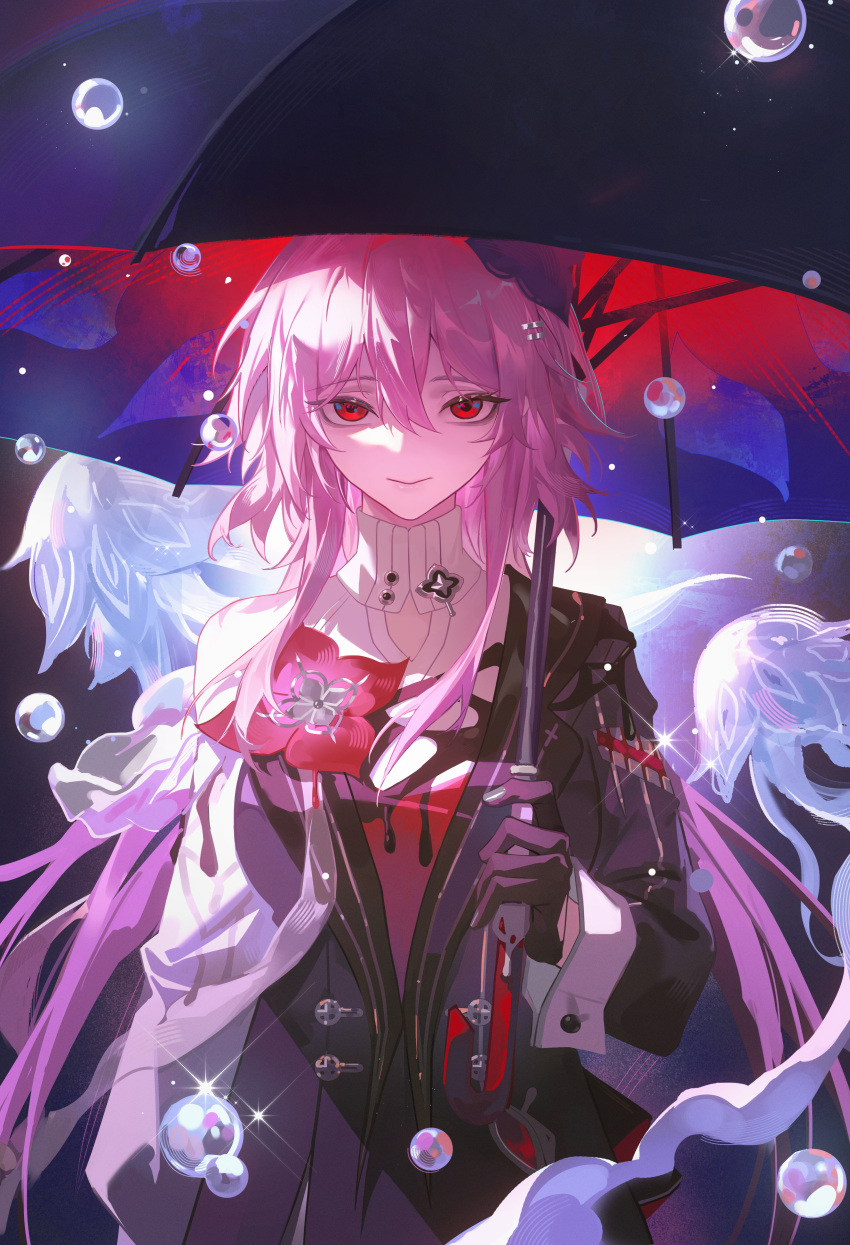 Safebooru - 1girl absurdres black dress black flower black gloves ...