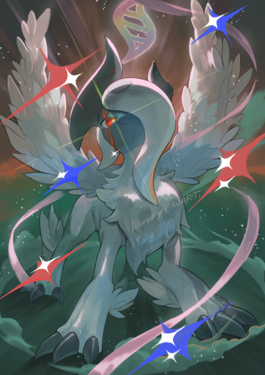 Safebooru - absol animal focus asymmetrical horns blue horns body fur ...