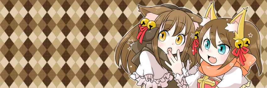 Bell Ribbon Ragnarok Safebooru - 2girls animal ears arch bishop (ragnarok online) bell blue ...
