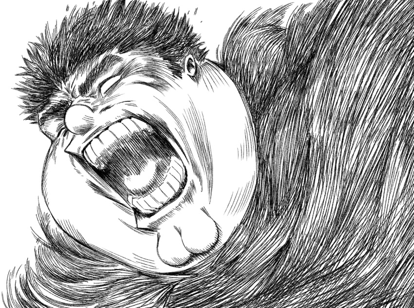 Safebooru - 1boy angry berserk cape cleft chin comic panel redraw ...