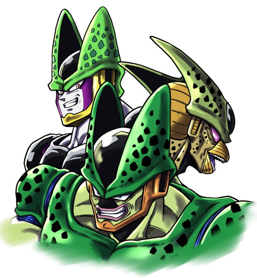 Safebooru - 3boys alternate form beak blue eyes cell (dragon ball ...