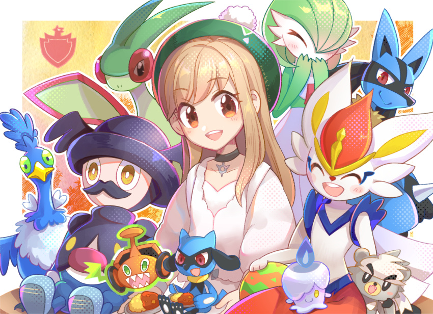 Flygon With Riolu Safebooru - 1girl alternate costume alternate hair color alternate hair ...