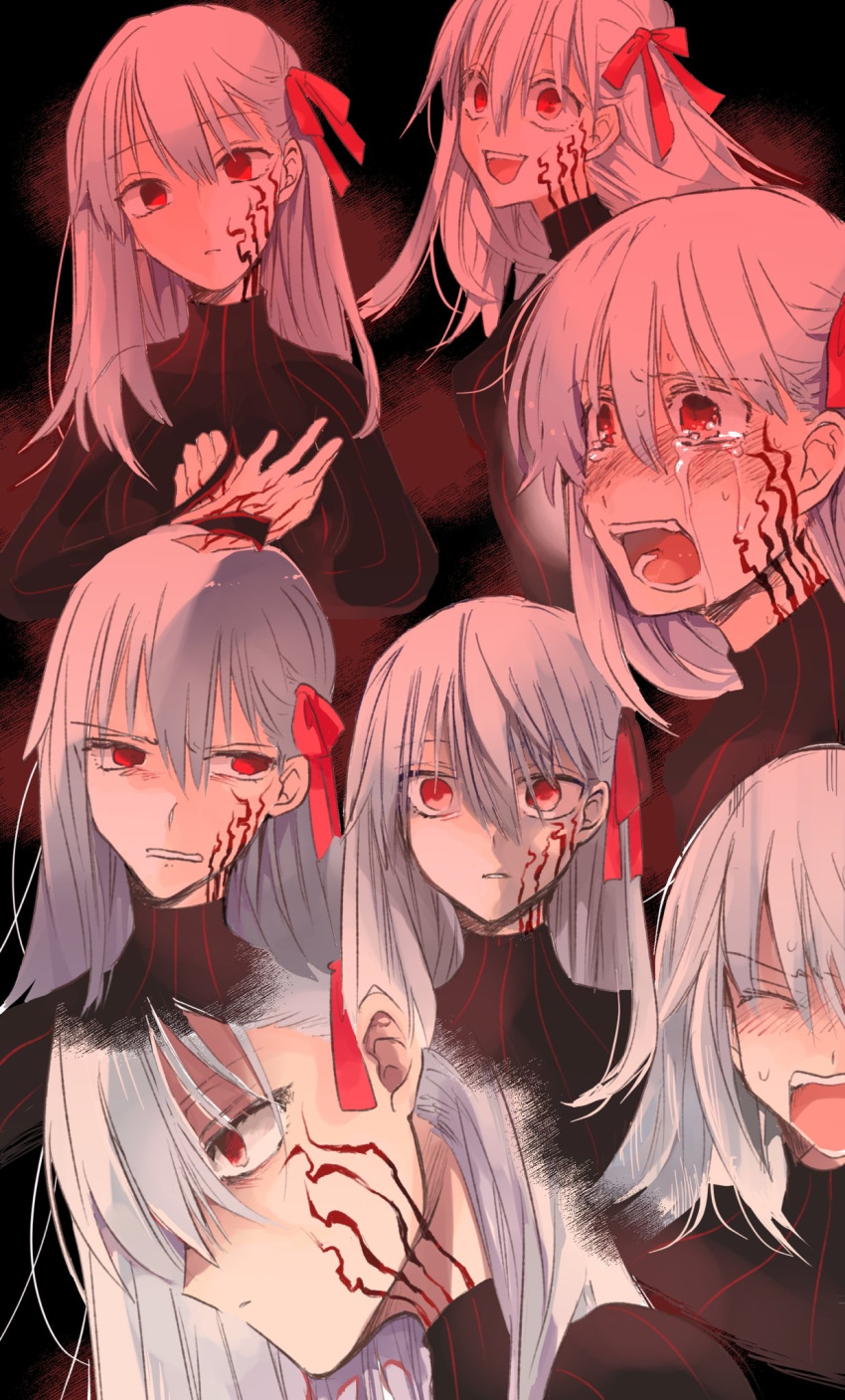 Michi Crying Safebooru - 1boy body markings bodysuit commentary request crying dark ...
