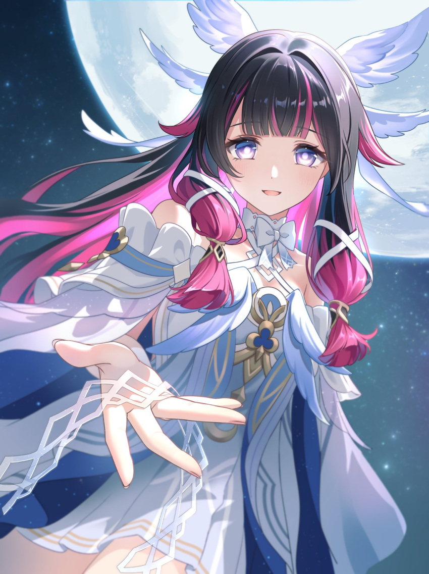 Safebooru - 1girl bare shoulders columbina (genshin impact) commentary ...