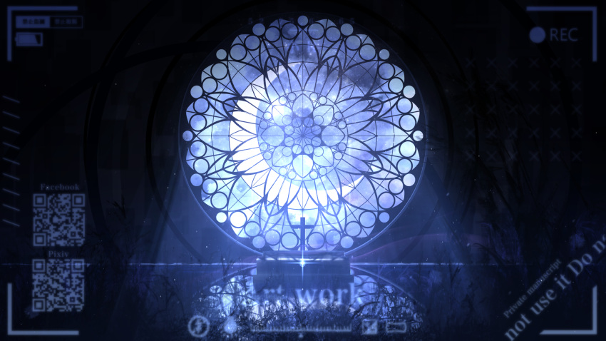 Safebooru - battery indicator crescent moon cross highres moon ...