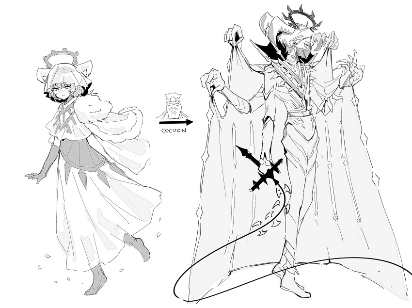 Simples Background Examples Safebooru - 1boy 7011yu absurdres aged down barefoot belt claws cloak ...