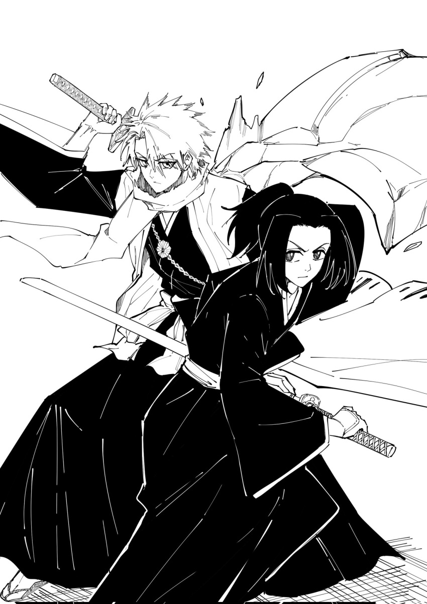 Safebooru - 1boy 1girl alternate universe bleach bleach: sennen kessen ...