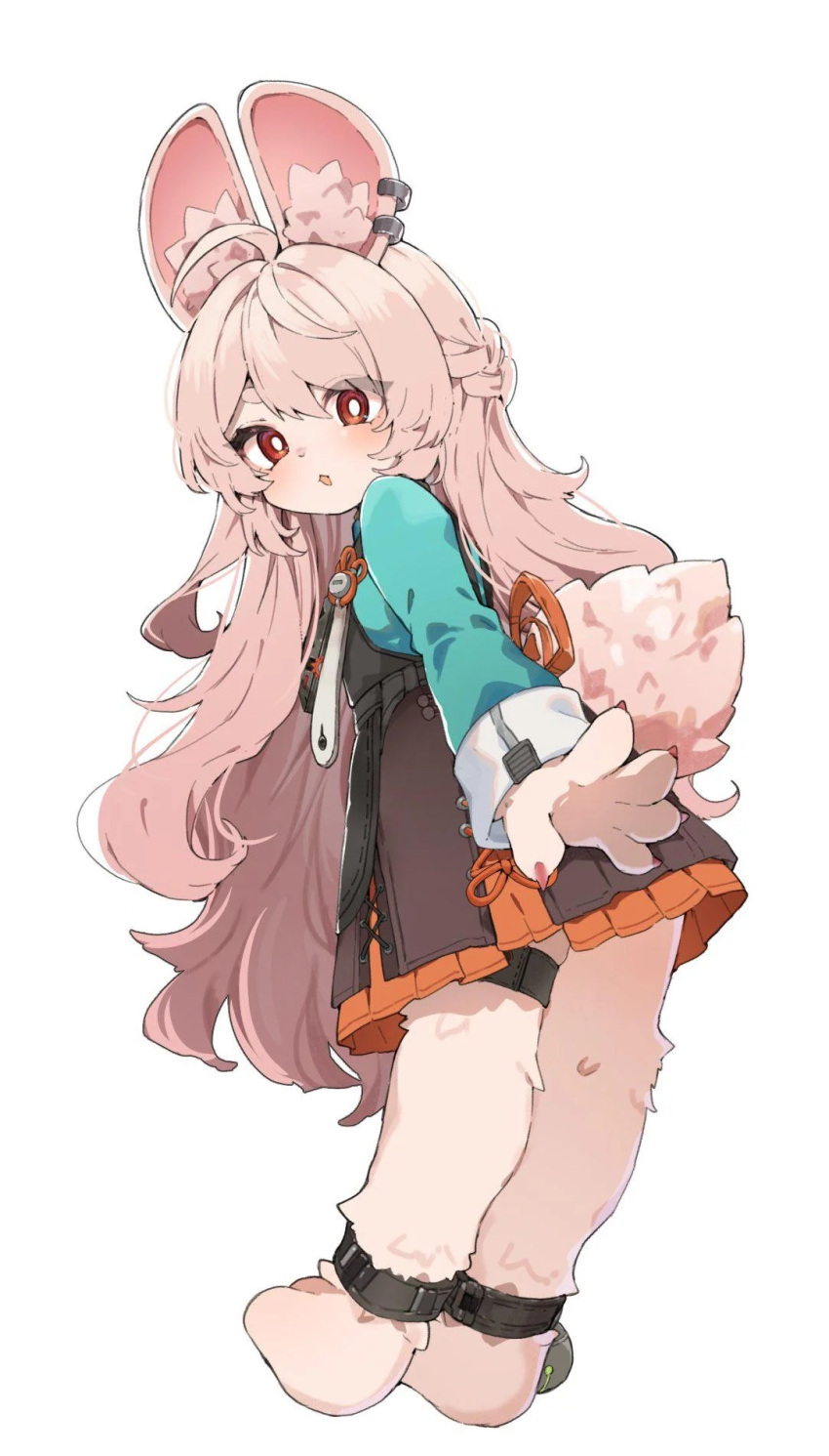 Zenless Rabbit Safebooru - 1girl animal ears bunny girl bunny tail long hair looking ...