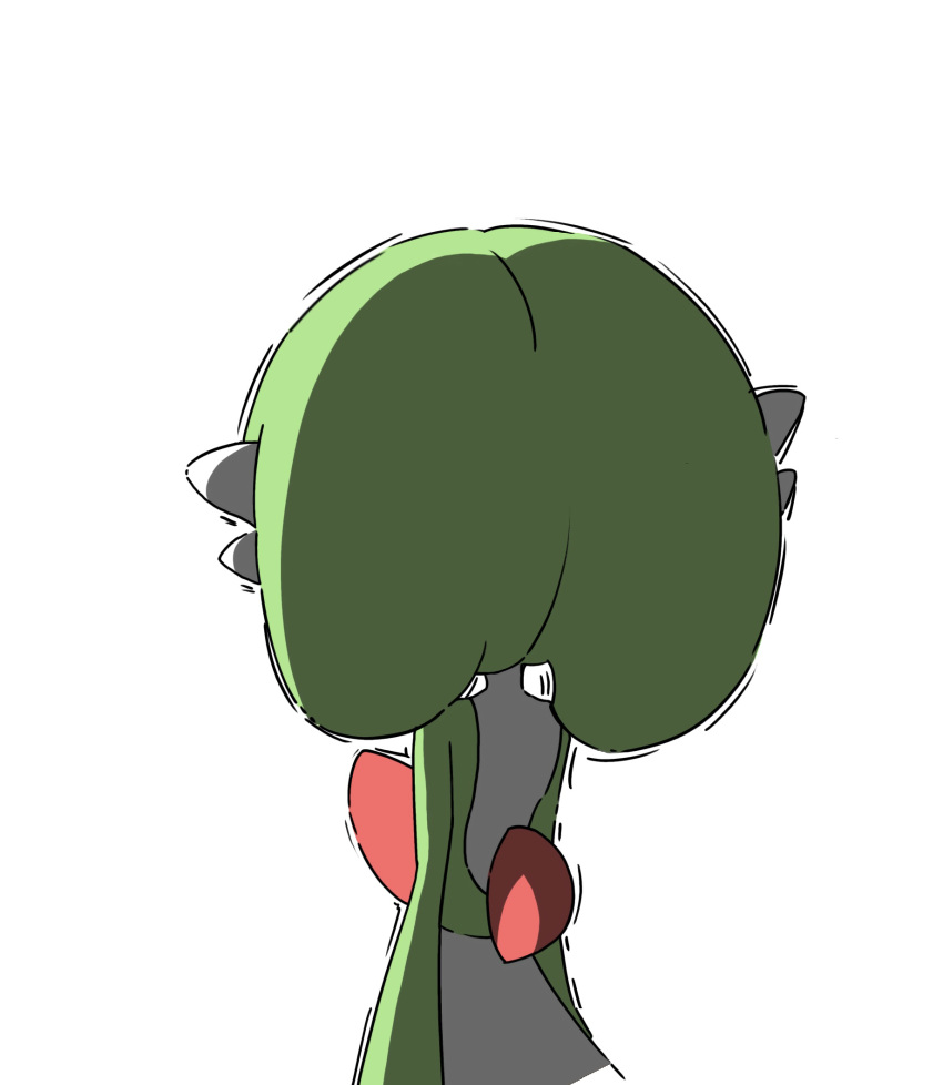 safebooru-1girl-arms-at-sides-back-backlighting-bob-cut-colored-skin