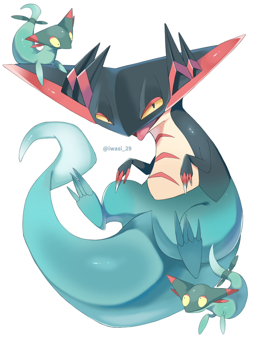 Safebooru - animal focus artist name black skin blue skin claws colored ...